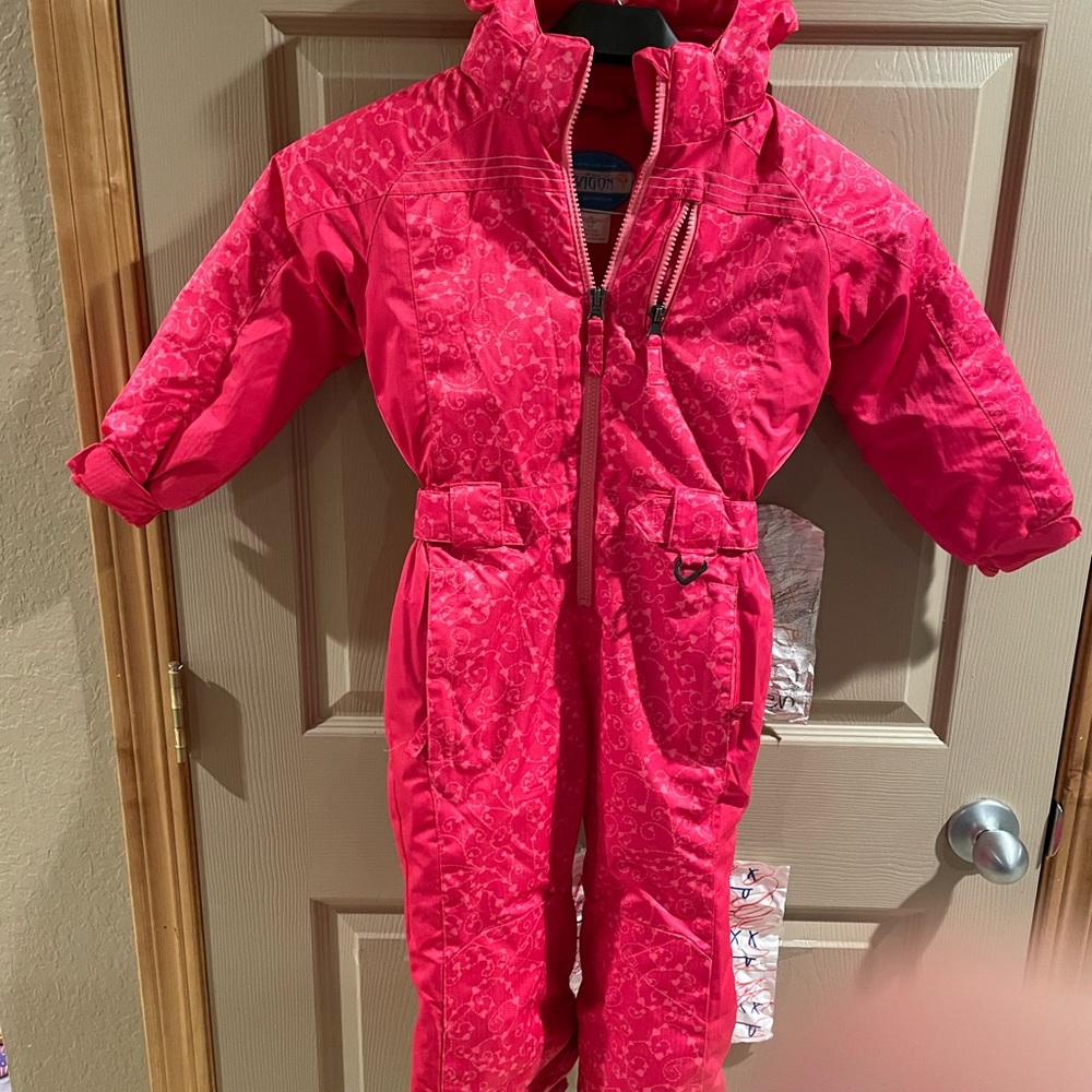 SNOW DRAGONS Girl's One Piece Snowsuit  3T